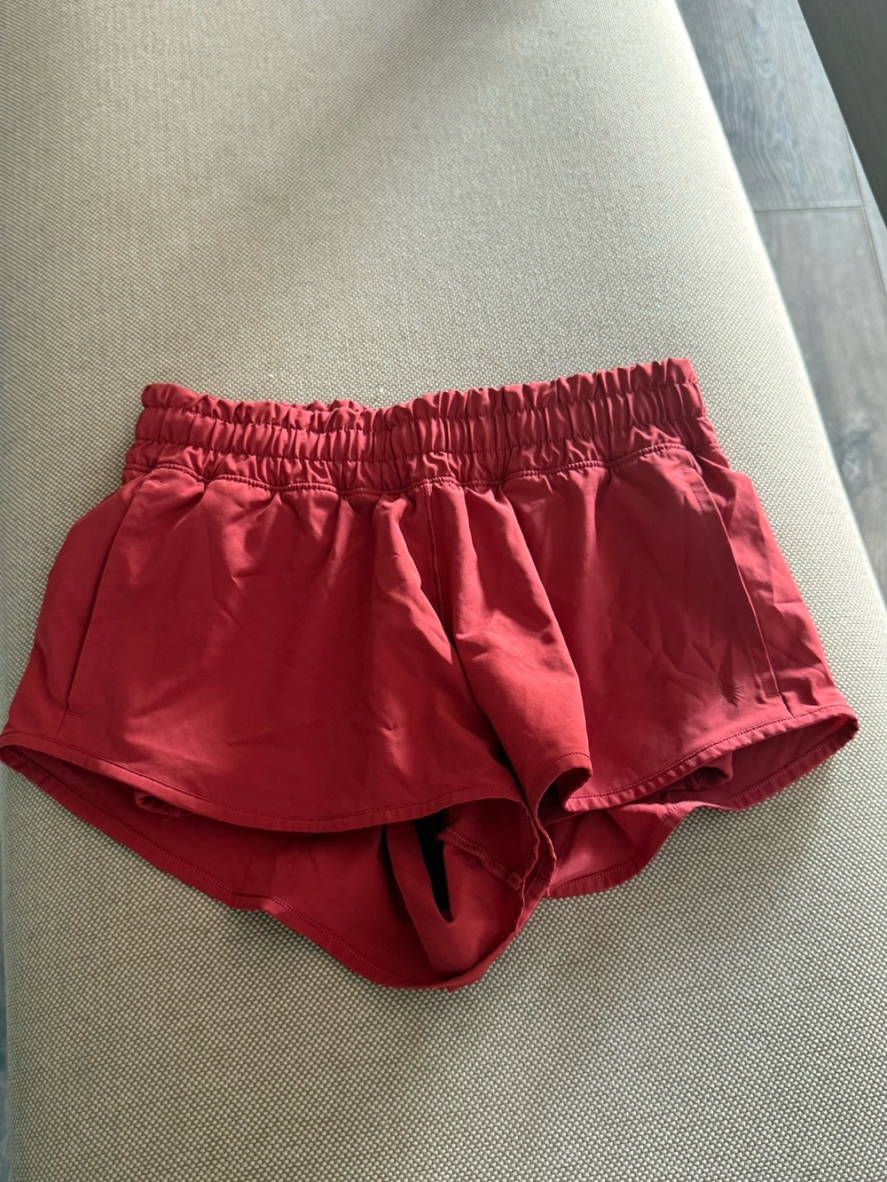 aerie Crimson Elastic-Waist Athletic Shorts